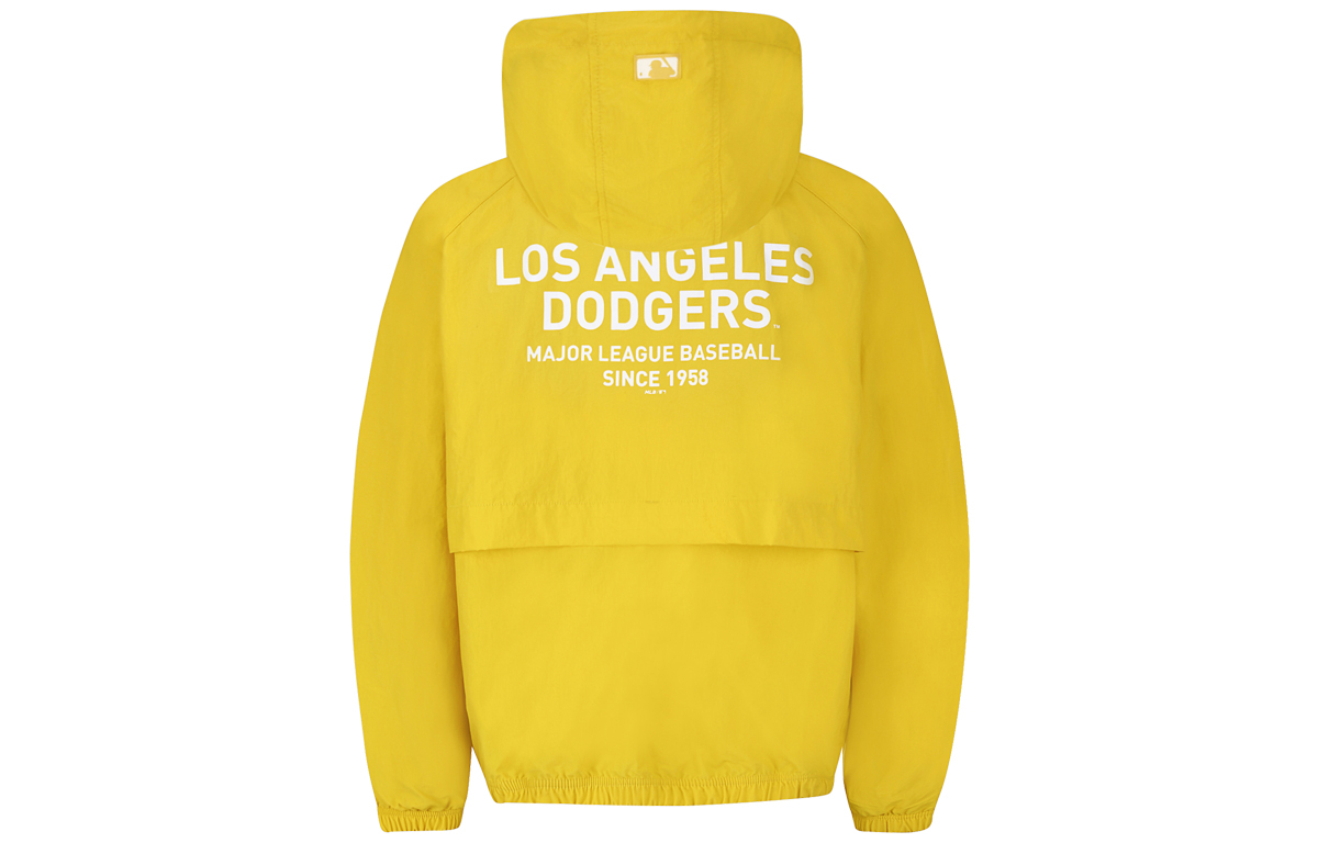 MLB Los Angeles Dodgers Yellow Loose Fit Woven Jacket Unisex 31JP21031-07Y