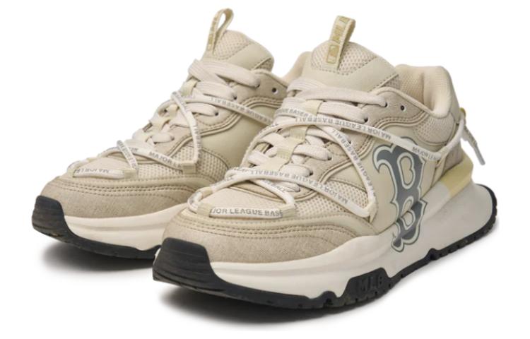 Lookbook MLB 로우탑 러닝화 '베이지 블랙' 3ARNCRA4N-43BGS