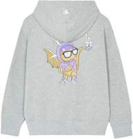 MLB Lunar New Year Edition SS24 LA Dodgers Cartoon Dragon Hoodie Unisex Grey 3AHDQ0141-07MGS MLB Lunar New Year Edition SS24 LA Dodgers Cartoon Dragon Hoodie Unisex Grey 3AHDQ0141-07MGS