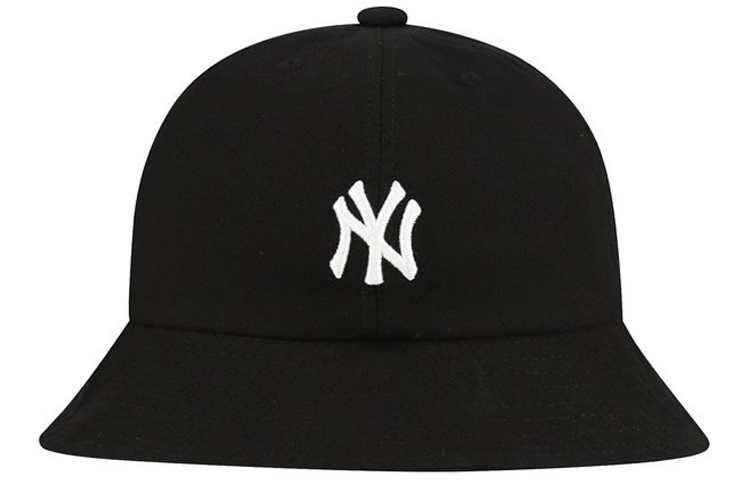 MLB Macaron NY/LA Embroidered Logo Cotton Bucket Hat - Unisex Couples Style 32CPHD911