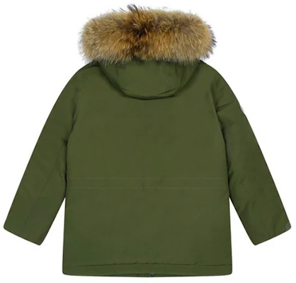 MLB军绿色毛领羽绒中长款冬季男女同款外套 31DJCH061 Lookbook MLB军绿色毛领羽绒中长款冬季男女同款外套 31DJCH061