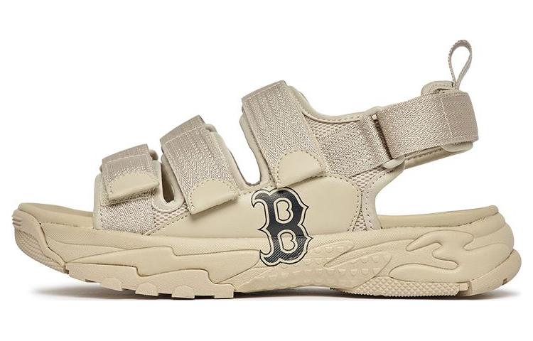 Buy MLB MLM Sandal Chunky 'Boston Red Sox Beige' 3ASDCSS33-43BGS