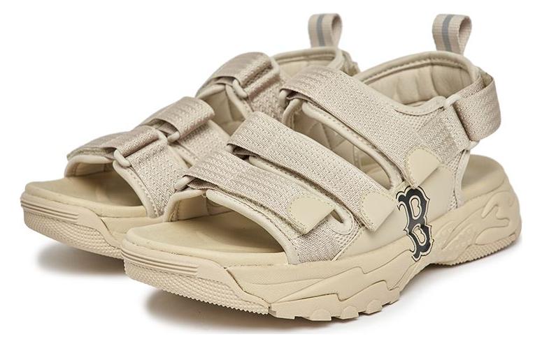 Lookbook MLB MLM Sandal Chunky 'Boston Red Sox Beige' 3ASDCSS33-43BGS