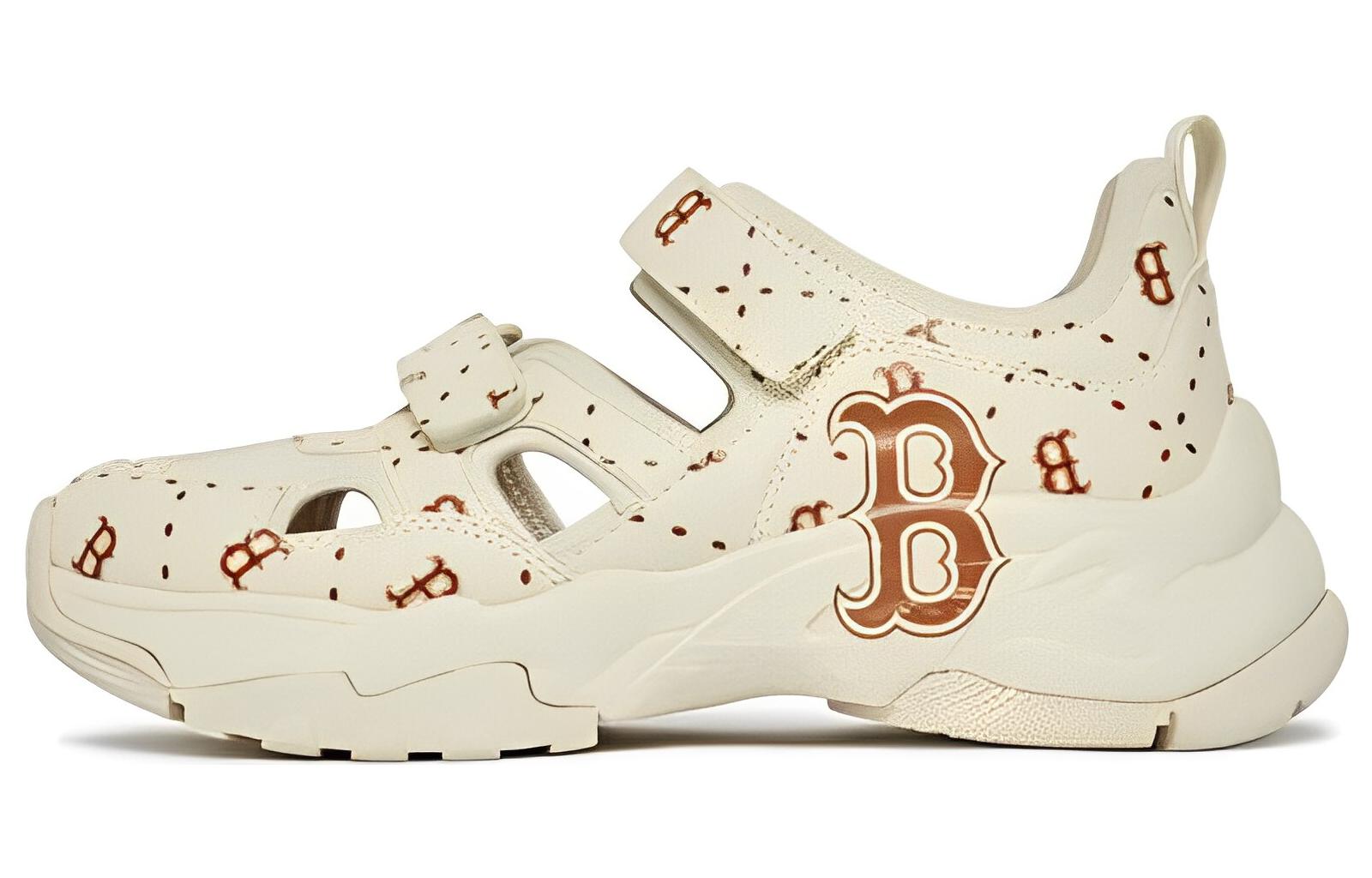 MLB MLMaker Street Style Logo 'Beige Brown' 3ASDCMM33-43CRS