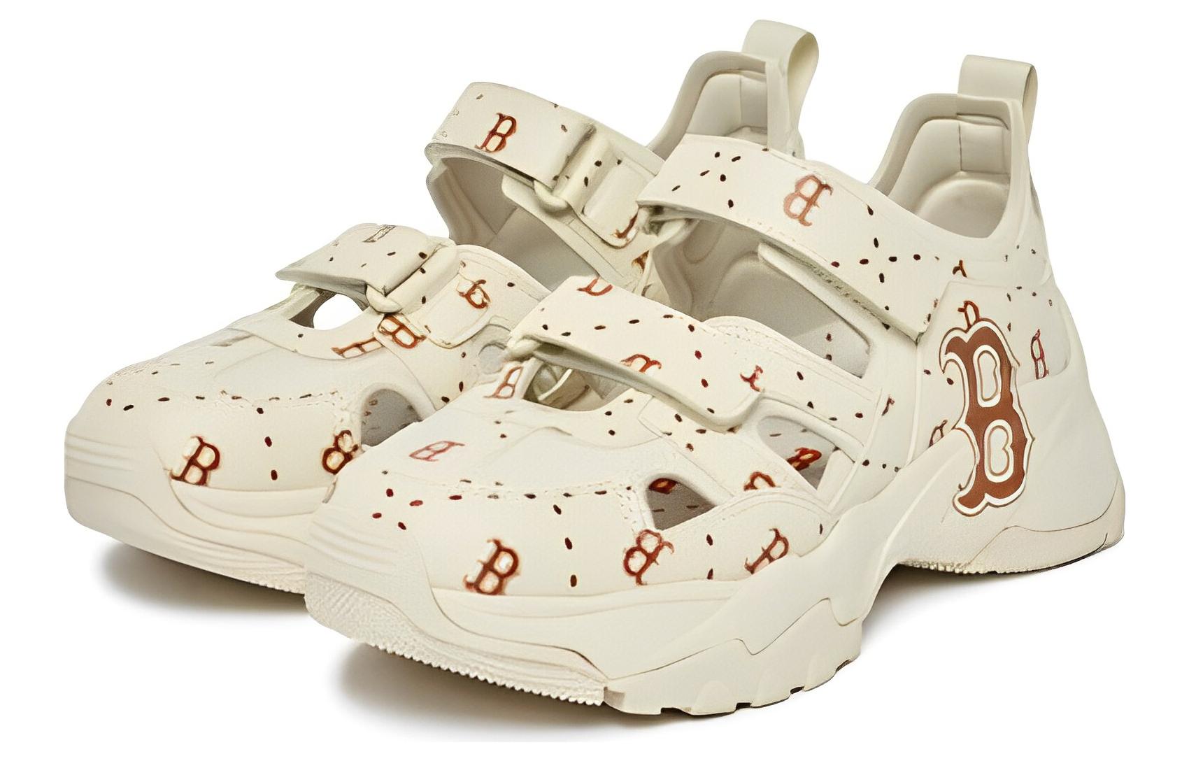 Lookbook MLB MLMaker Gaya Jalan Logo 'Beige Brown' 3ASDCMM33-43CRS