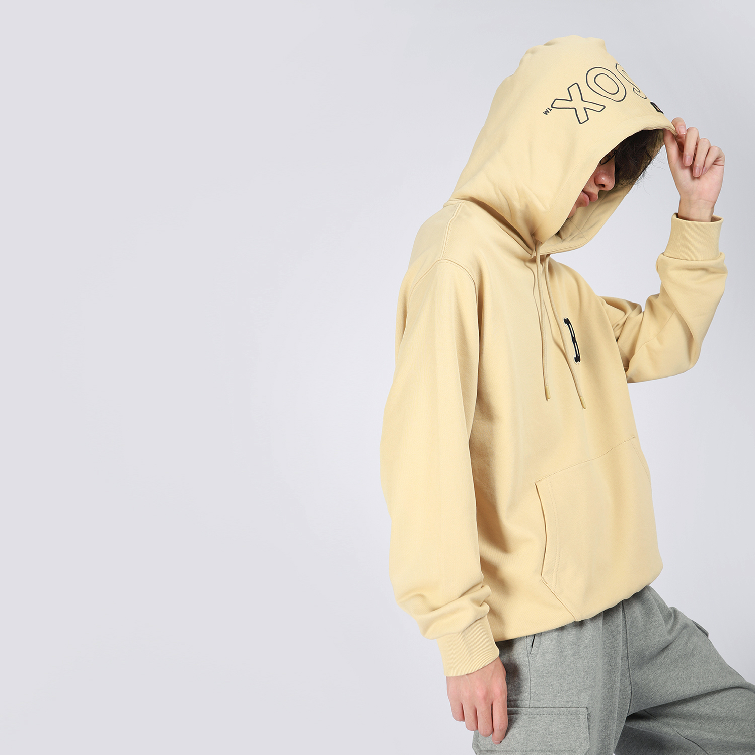 MLB Monogram Boston Red Sox Beige Hoodie Unisex Casual Pullover Sweatshirt 3AHDM0114-43BGS 圖 5