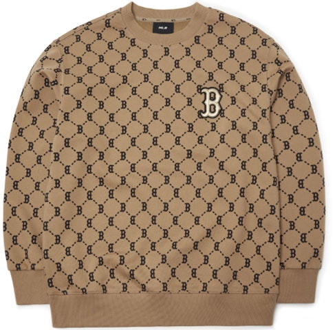 mlb-monogram-boston-red-sox-casual-crewneck-sweatshirt-unisex-brown-3-amtm-0314-43-bgd