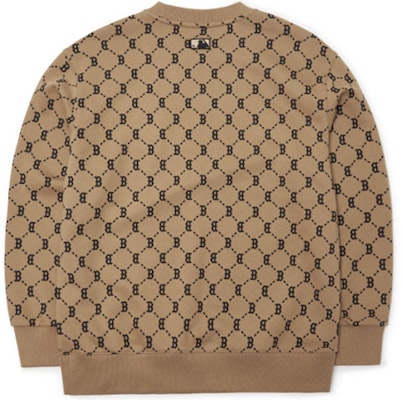 MLB 波士頓紅襪標誌棕色男女休閒圓領運動衫。 3AMTM0314-43BGD Lookbook MLB 波士頓紅襪標誌棕色男女休閒圓領運動衫。 3AMTM0314-43BGD