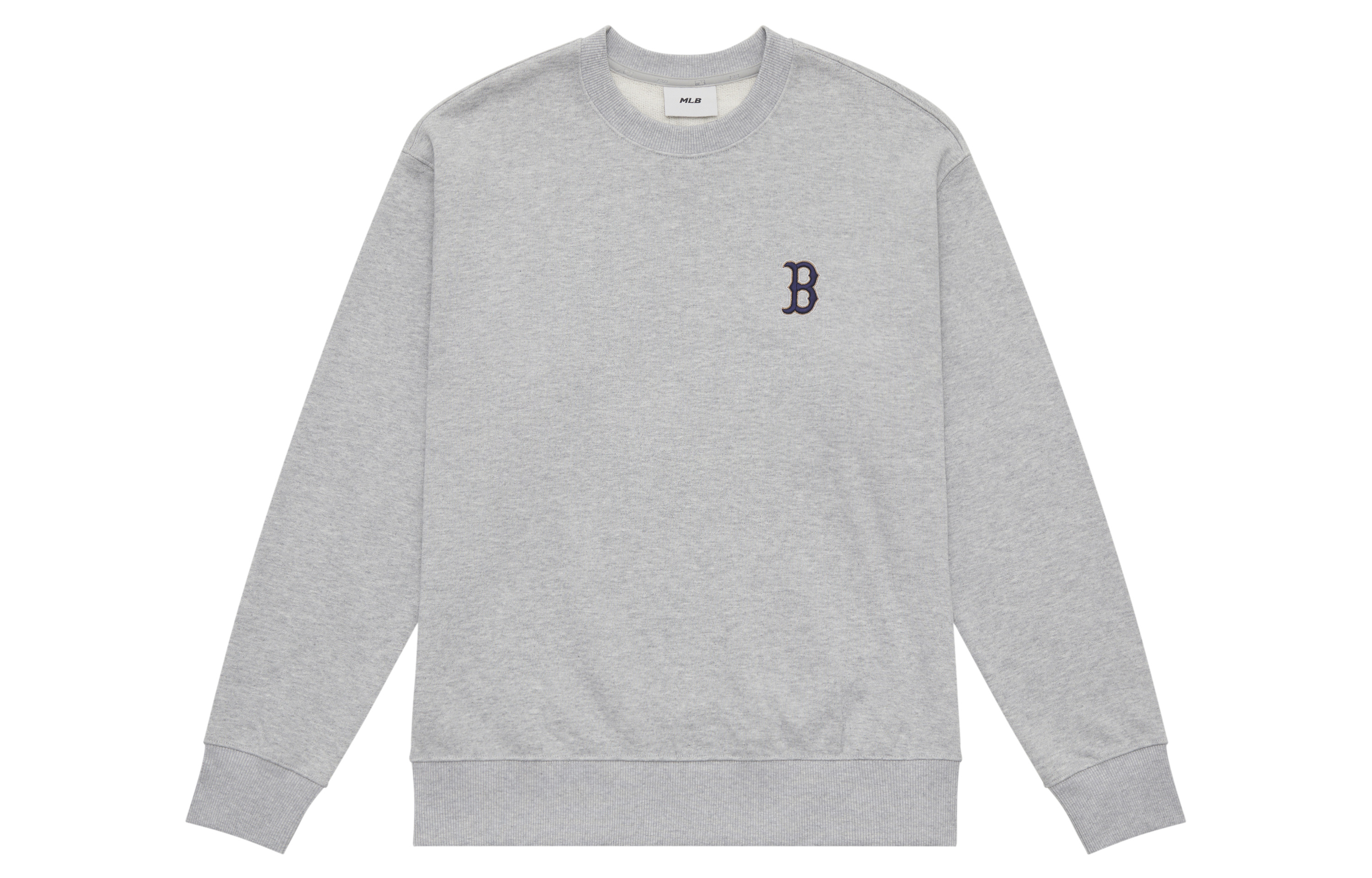 MLB Monogram Boston Red Sox Crewneck Sweatshirt Light Gray Unisex FW24 Casual Wear 3AMTM0444-43MGS 圖 3