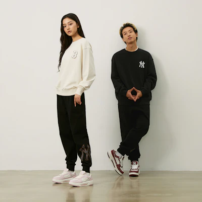 MLB 波士頓紅襪復古丹寧風標誌圓領衛衣 米色 3AMTM1544-43CRM Cheap MLB 波士頓紅襪復古丹寧風標誌圓領衛衣 米色 3AMTM1544-43CRM