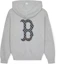 Lookbook MLB字母组合波士顿红袜复古中性连帽夹克外套 - 浅灰色 3ATRM0544-43MGS