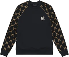 MLB Monogram Diamond NY Yankees Black Crewneck Sweatshirt Unisex Casual Fit 3AMTM1244-50BKS MLB Monogram Diamond NY Yankees Black Crewneck Sweatshirt Unisex Casual Fit 3AMTM1244-50BKS