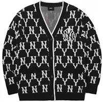 MLB Monogram Logo Knit Sweater Black Unisex. 3AKCM0121-50BKS MLB Monogram Logo Knit Sweater Black Unisex. 3AKCM0121-50BKS