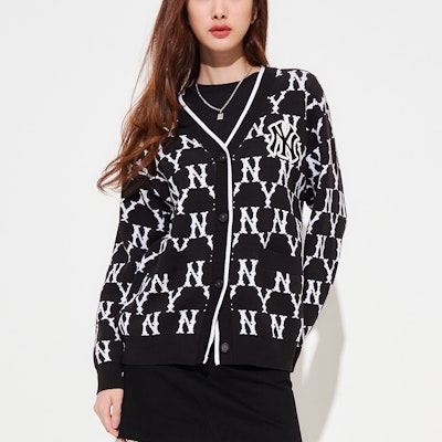 MLB モノグラム ロゴ ニット セーター ブラック ユニセックス. 3AKCM0121-50BKS Shop MLB モノグラム ロゴ ニット セーター ブラック ユニセックス. 3AKCM0121-50BKS