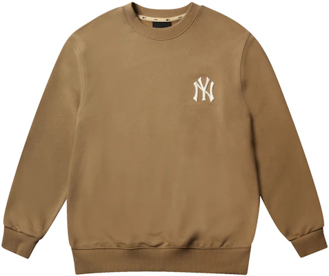 MLB 单字母标志印花长袖卡其色卫衣 男女款 31MTM1041-50B Lookbook MLB 单字母标志印花长袖卡其色卫衣 男女款 31MTM1041-50B