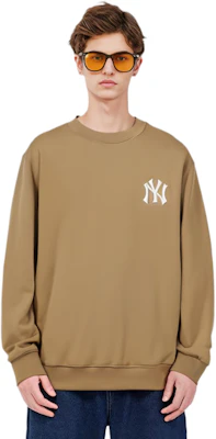 MLB 单字母标志印花长袖卡其色卫衣 男女款 31MTM1041-50B Details for MLB 单字母标志印花长袖卡其色卫衣 男女款 31MTM1041-50B