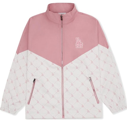 MLB Monogram Los Angeles Dodgers Unisex Soft Pink Casual Long Sleeve Jacket. 3AWJM0341-07PKM Order MLB Monogram Los Angeles Dodgers Unisex Soft Pink Casual Long Sleeve Jacket. 3AWJM0341-07PKM