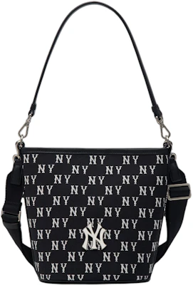 MLB Monogram New York Yankees Black Bucket Bag - Unisex Casual Tote/Crossbody. 3ABML024N-50BKSBLACK Buy MLB Monogram New York Yankees Black Bucket Bag - Unisex Casual Tote/Crossbody. 3ABML024N-50BKSBLACK