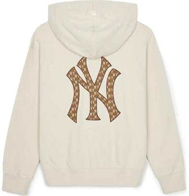 MLB Monogram New York Yankees Cream Retro College Style Unisex Hoodie Jacket 3ATRM0544-50CRD Lookbook MLB Monogram New York Yankees Cream Retro College Style Unisex Hoodie Jacket 3ATRM0544-50CRD