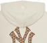 Purchase MLB Monogram New York Yankees Cream Retro College Style Unisex Hoodie Jacket 3ATRM0544-50CRD
