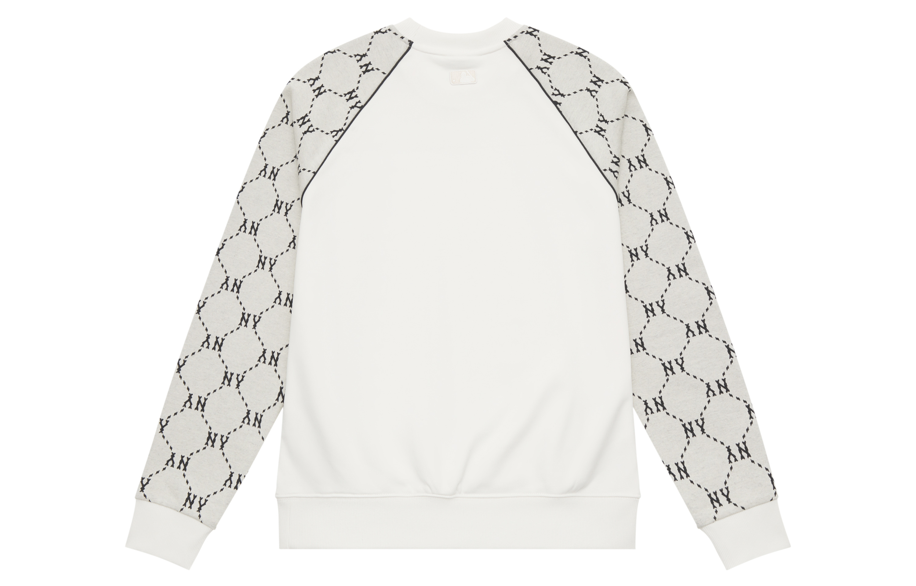 MLB Monogram New York Yankees Diamond Cream Crewneck Sweatshirt Unisex FW24 3AMTM1244-50CRS 圖 3