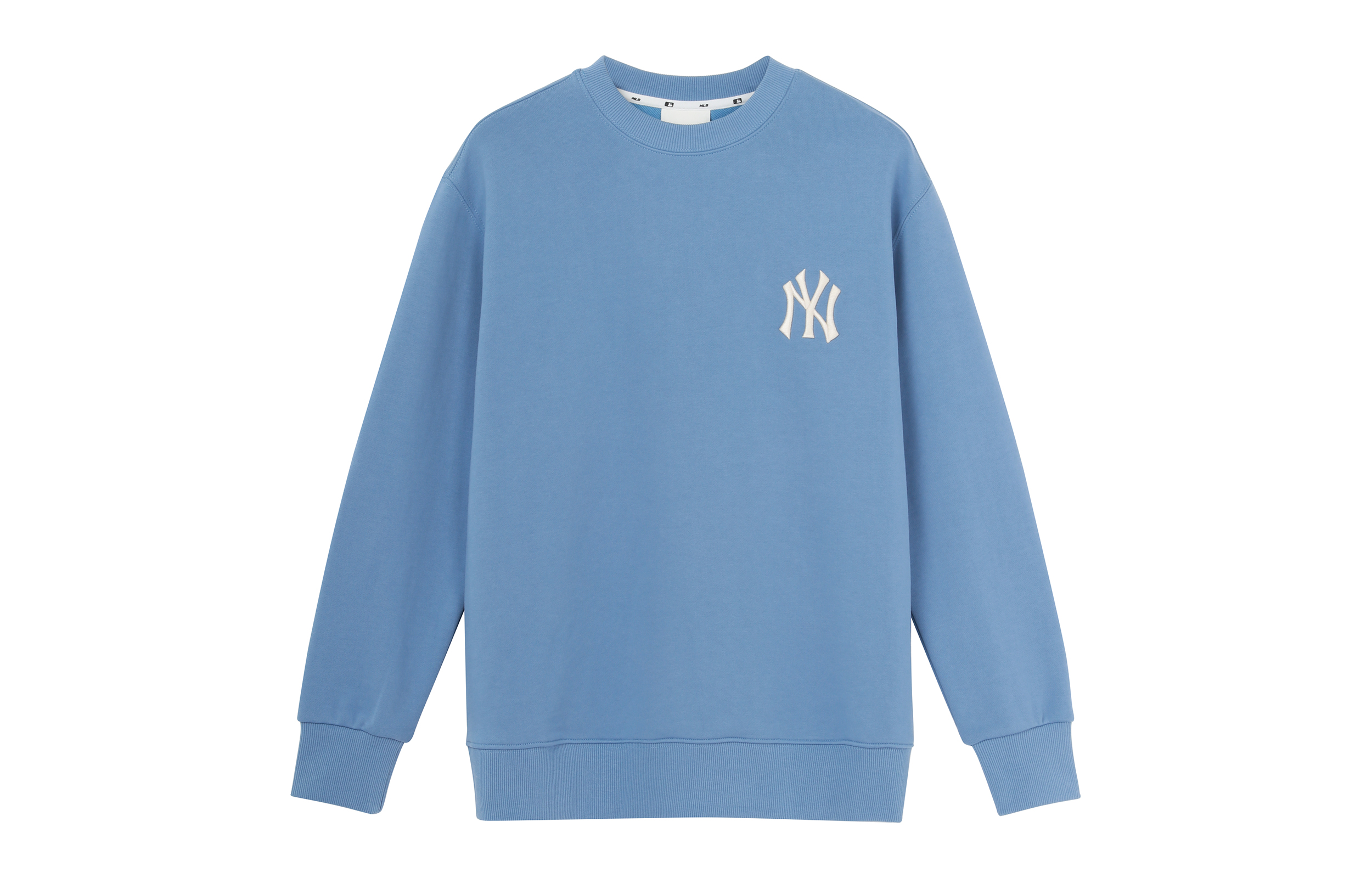 MLB Monogram New York Yankees Embroidered Logo Oversized Sweatshirt Blue Unisex 31MTM1041-50S