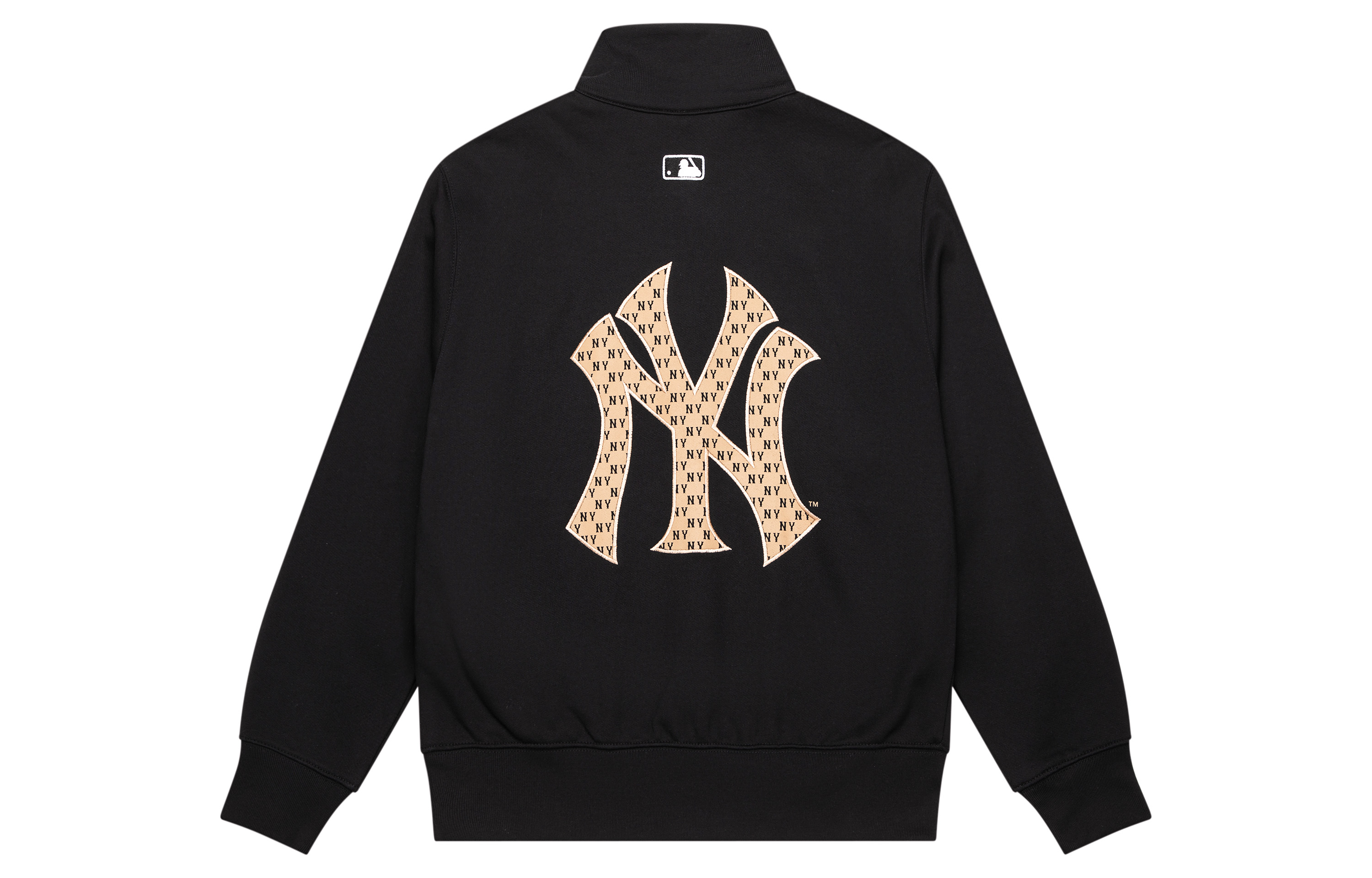 MLB Monogram New York Yankees FW23 Vintage Logo Zip-Up Jacket Black Unisex 3ATRM1034-50BKS