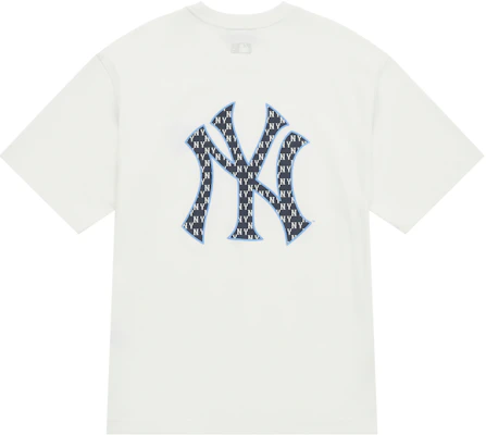 MLB Monogram New York Yankees Ivory White Logo T-Shirt Unisex Breathable Casual Tee 3ATSM0653-50IVS Buy MLB Monogram New York Yankees Ivory White Logo T-Shirt Unisex Breathable Casual Tee 3ATSM0653-50IVS