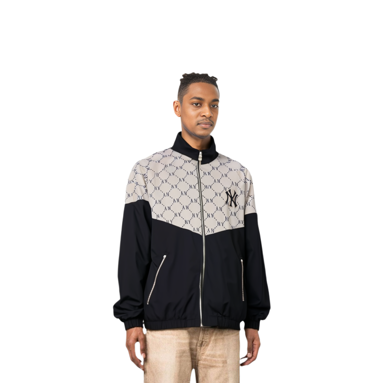 Purchase Chaqueta Letterman Negra MLB Monograma New York Yankees Unisex Edición Otoño. 3AWJM0221-50BGS