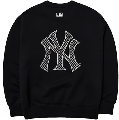MLB 紐約洋基標誌款黑色男女款圓領衛衣 3AMTM0121-50BKS Order MLB 紐約洋基標誌款黑色男女款圓領衛衣 3AMTM0121-50BKS