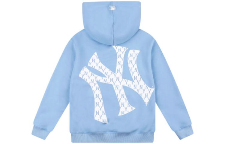 MLB Monogram New York Yankees Logo Printed Hoodie Unisex - Blue 31HDM2111-50S 圖 2