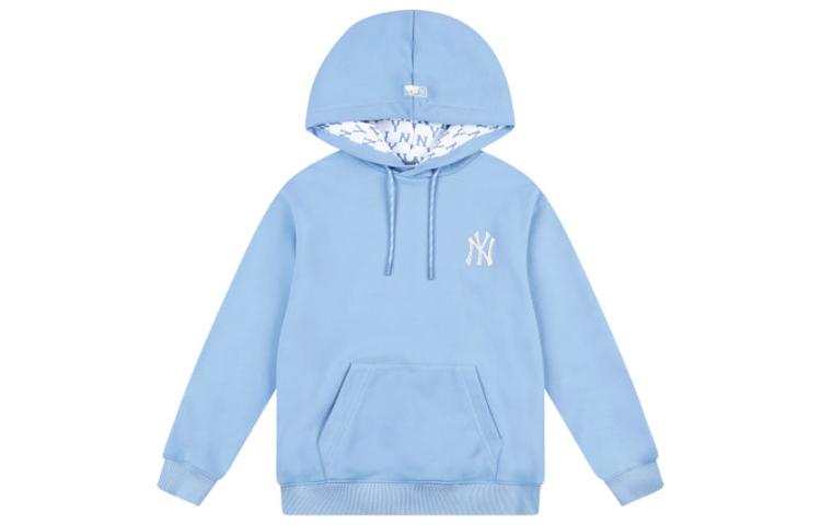 MLB Monogram New York Yankees Logo Printed Hoodie Unisex - Blue 31HDM2111-50S 圖 3
