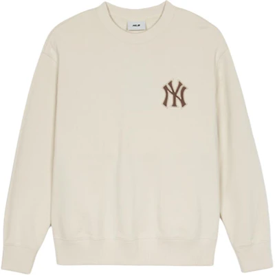 MLB Monogram New York Yankees Retro Soft Casual Sweatshirt Cream Unisex 3AMTM1044-50CRD Buy MLB Monogram New York Yankees Retro Soft Casual Sweatshirt Cream Unisex 3AMTM1044-50CRD