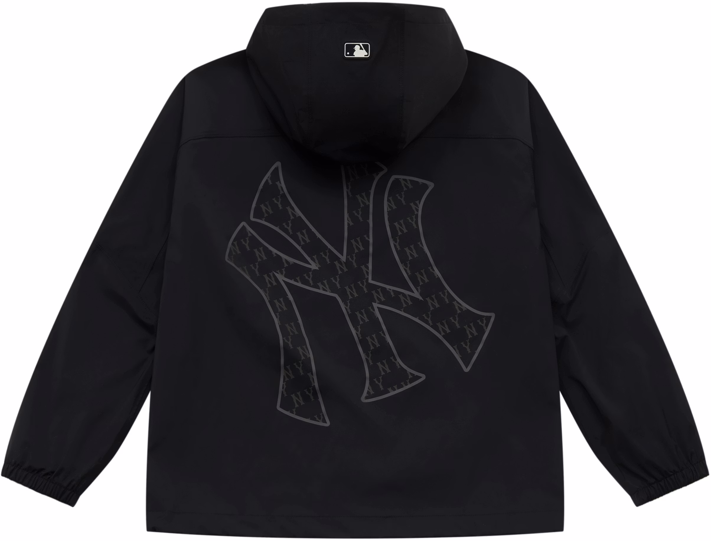 mlb-monogram-new-york-yankees-unisex-black-windproof-hoodie-jacket-3-awjm-0551-50-bks
