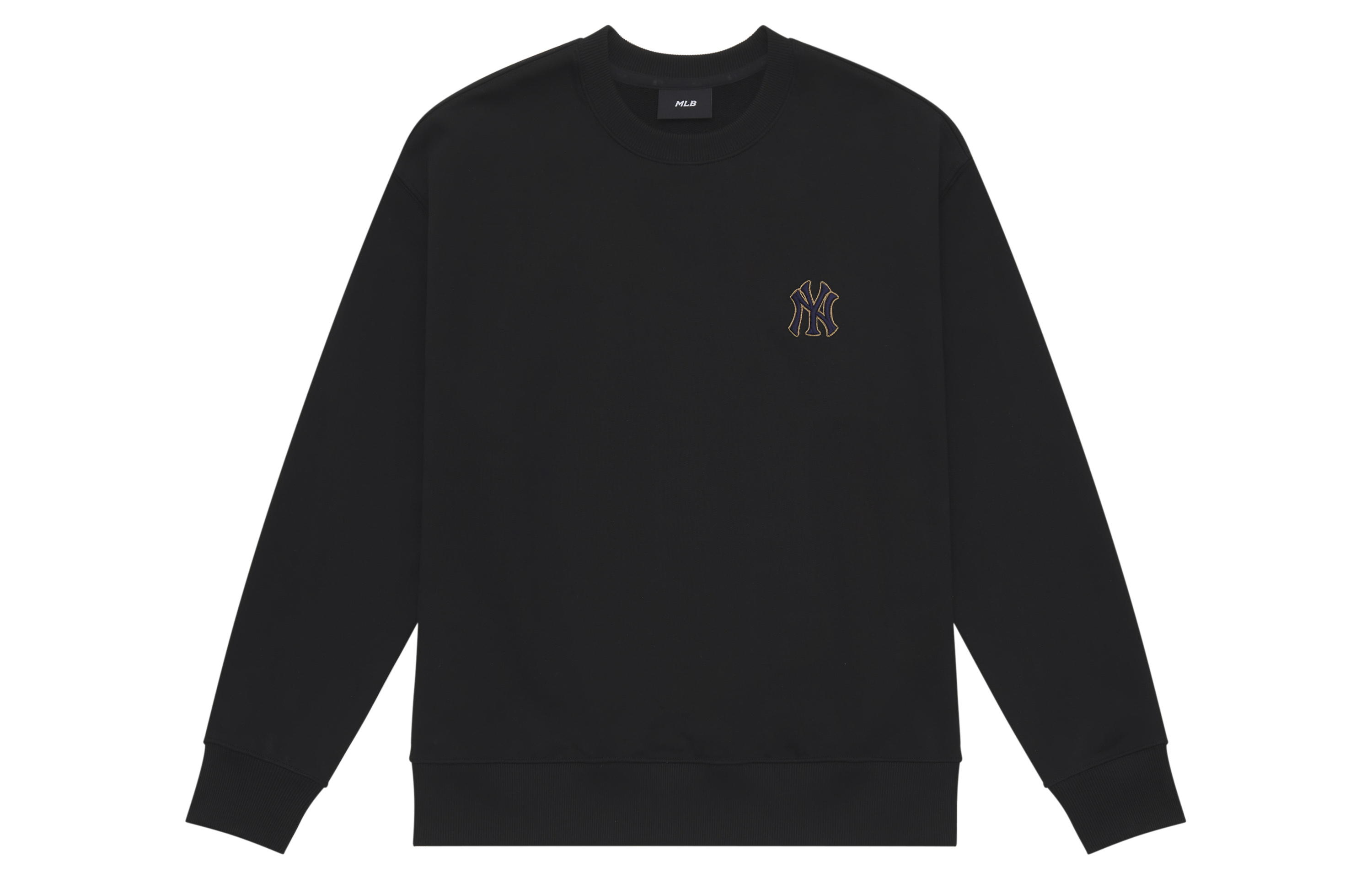 MLB Monogram New York Yankees Vintage Black Crewneck Sweatshirt Unisex 3AMTM0444-50BKS 圖 3
