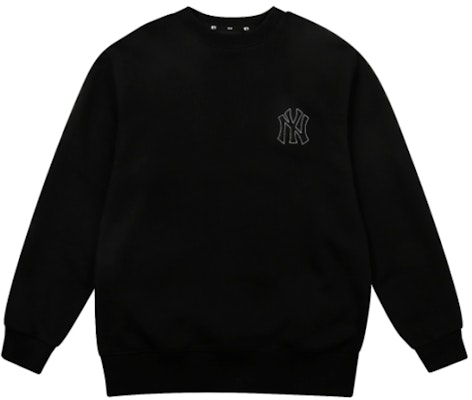 Sweatshirt Hitam Unisex MLB Monogram NY Yankees Big Logo. 31MTM2111-50L Lookbook Sweatshirt Hitam Unisex MLB Monogram NY Yankees Big Logo. 31MTM2111-50L