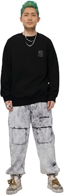 Sweatshirt Hitam Unisex MLB Monogram NY Yankees Big Logo. 31MTM2111-50L Cheap Sweatshirt Hitam Unisex MLB Monogram NY Yankees Big Logo. 31MTM2111-50L