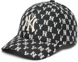 MLB Monogram NY Yankees Black Snapback Cap Unisex Polyester Fashion Hat 3ACPFF02N-50BKS MLB Monogram NY Yankees Black Snapback Cap Unisex Polyester Fashion Hat 3ACPFF02N-50BKS