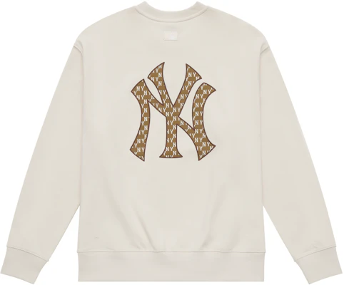 MLB Monogram NY Yankees Cream Sweatshirt Lengan Panjang Unisex Gaya Retro. 3AMTM0444-50CRD Buy MLB Monogram NY Yankees Cream Sweatshirt Lengan Panjang Unisex Gaya Retro. 3AMTM0444-50CRD