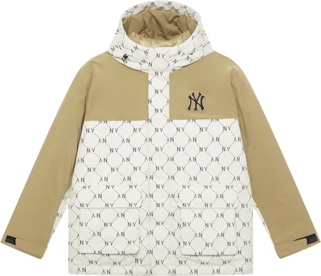 MLB Monogram NY Yankees Jaket Puffer Berhud Krim Uniseks Cetakan Huruf FW24. 3ADJM0846-50CRD Buy MLB Monogram NY Yankees Jaket Puffer Berhud Krim Uniseks Cetakan Huruf FW24. 3ADJM0846-50CRD