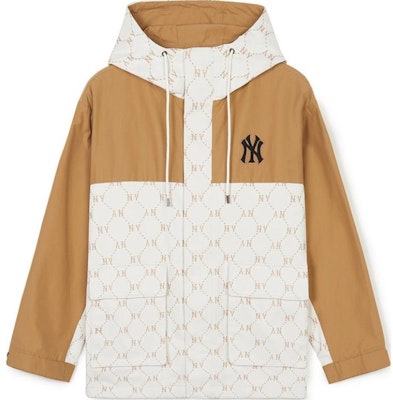 MLB Monogram NY Yankees Jaket Puffer Berhud Krim Uniseks Cetakan Huruf FW24. 3ADJM0846-50CRD Order MLB Monogram NY Yankees Jaket Puffer Berhud Krim Uniseks Cetakan Huruf FW24. 3ADJM0846-50CRD