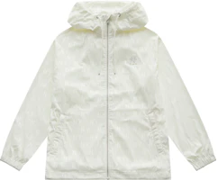 MLB Monogram NY Yankees Waterproof Windbreaker Hoodie Jacket White Unisex Casual. 3AWJM0453-50IVS MLB Monogram NY Yankees Waterproof Windbreaker Hoodie Jacket White Unisex Casual. 3AWJM0453-50IVS