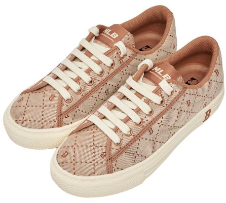 MLB Monogram Playball Canvas Low 'Brown Beige' 3ACVPRM3N-43BGS Lookbook MLB Monogram Playball Canvas Low 'Brown Beige' 3ACVPRM3N-43BGS