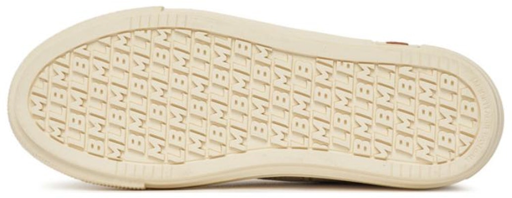 MLB Monogram Playball Canvas Low 'Brown Beige' 3ACVPRM3N-43BGS Details for MLB Monogram Playball Canvas Low 'Brown Beige' 3ACVPRM3N-43BGS