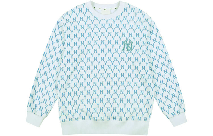 MLB Monogram Pullover Hoodie Blue Unisex 31MTM1111-50W 圖 2