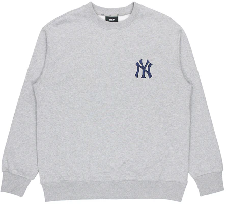 MLB满印系列纽约洋基渐变Logo灰色圆领卫衣 3AMTM0514-50MGS Buy MLB满印系列纽约洋基渐变Logo灰色圆领卫衣 3AMTM0514-50MGS