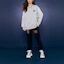 Shop MLB满印系列纽约洋基渐变Logo灰色圆领卫衣 3AMTM0514-50MGS