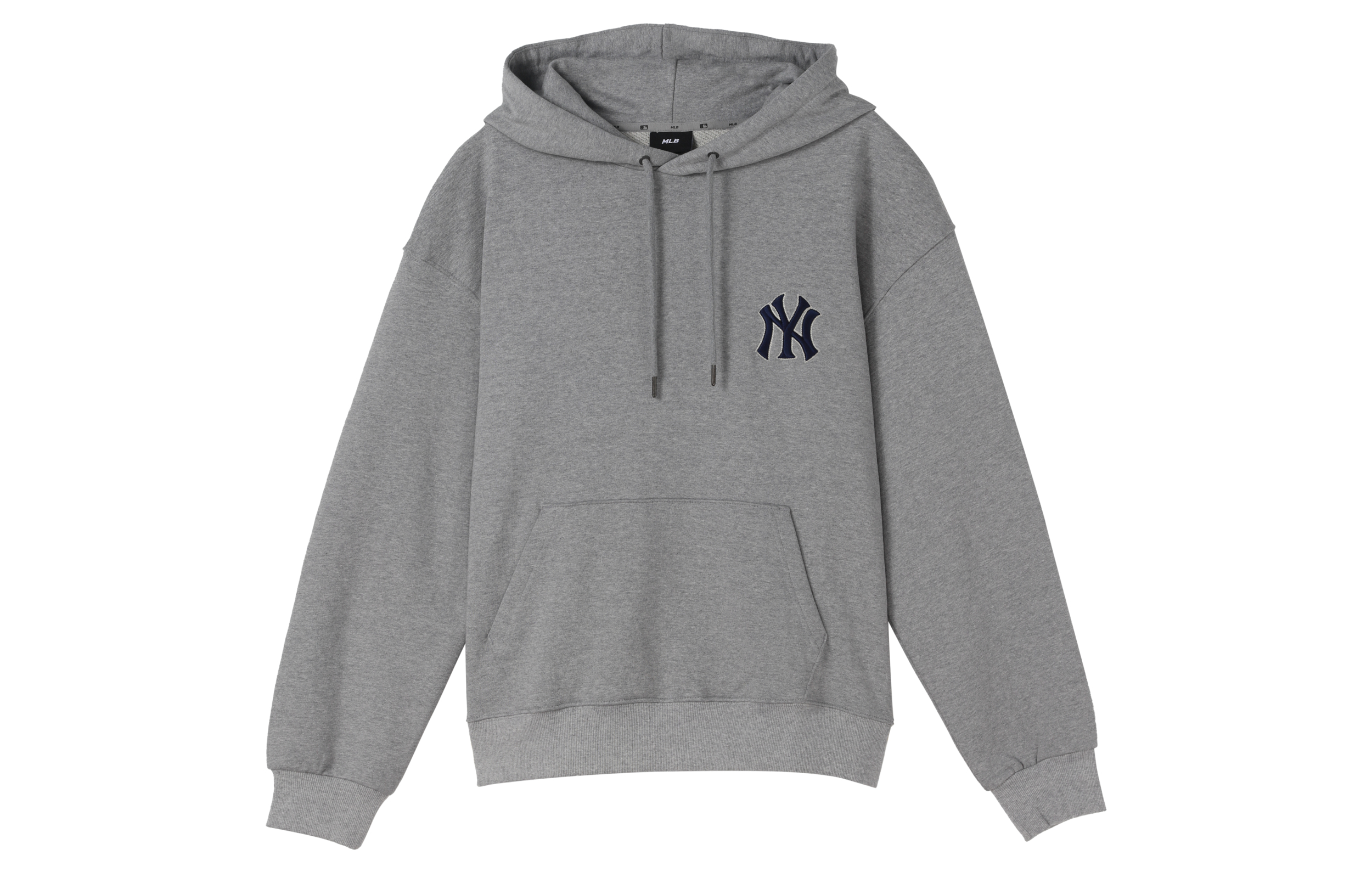 MLB Monogram Series New York Yankees Hoodie Gray Unisex Retro Logo 3AHDM0314-50MGS