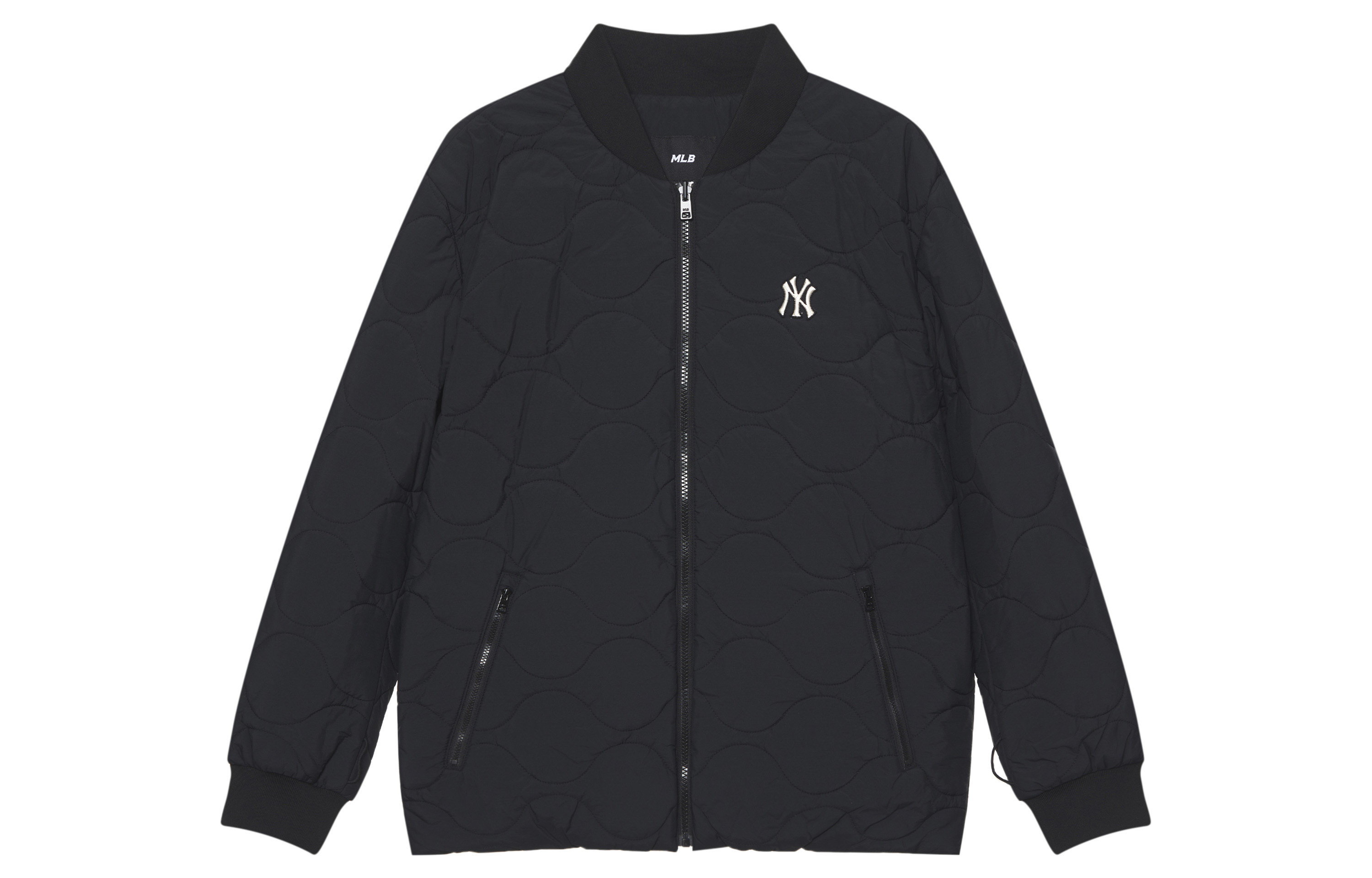 MLB Monogram Series NY Yankees FW24 Black Waterproof Windproof Jacket Unisex. 3AWJM0646-50BKS 圖 6