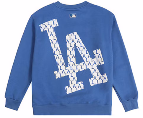 MLB 經典印花大字Logo男女款寬鬆藍色連帽衫 31MTM2111-07U Buy MLB 經典印花大字Logo男女款寬鬆藍色連帽衫 31MTM2111-07U